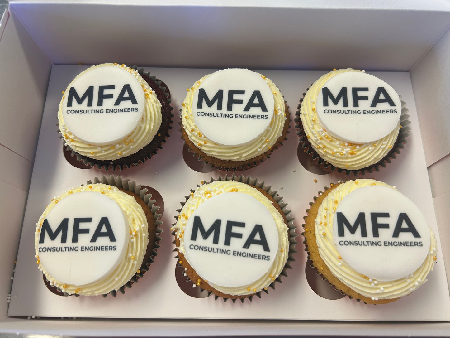 Personalised Logo/Corporate Cupcakes (Local Pick Up ONLY)