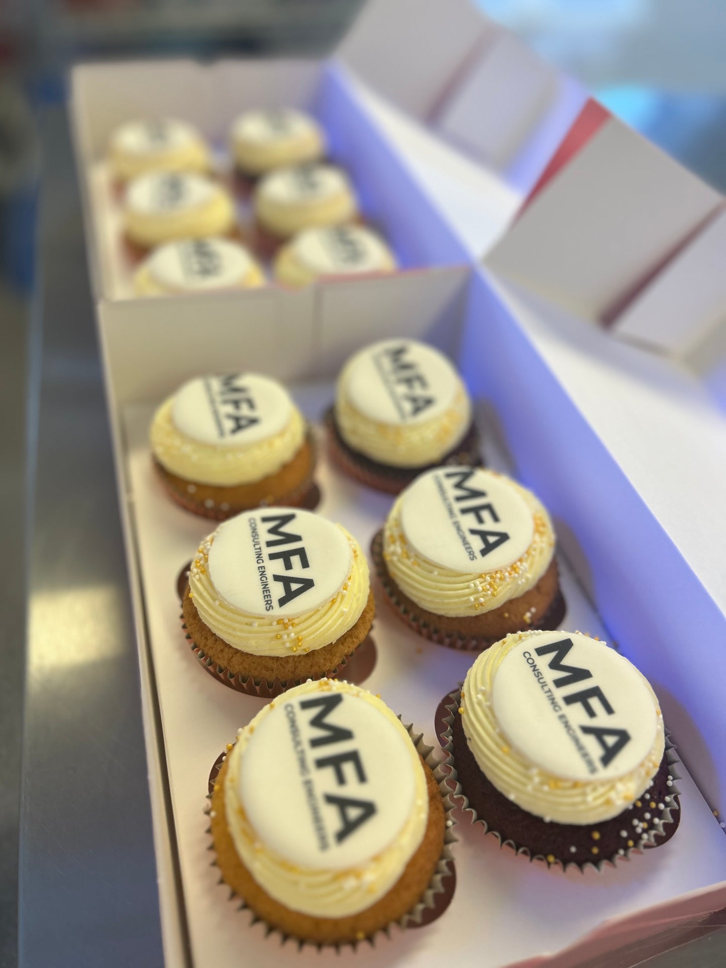 Personalised Logo/Corporate Cupcakes (Local Pick Up ONLY)