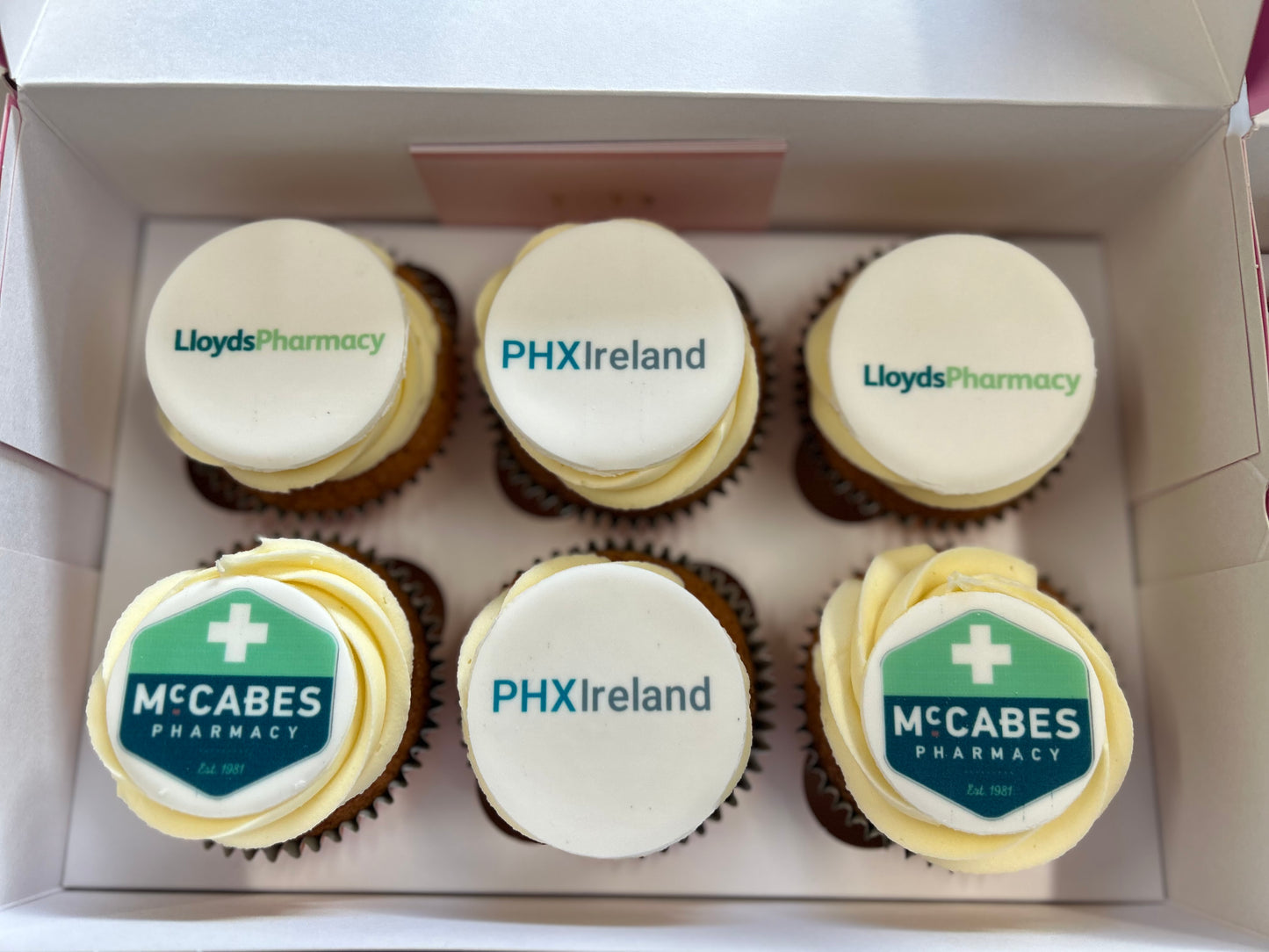 Personalised Logo/Corporate Cupcakes (Local Pick Up ONLY)